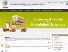 Tablet Screenshot of iipsindia.org